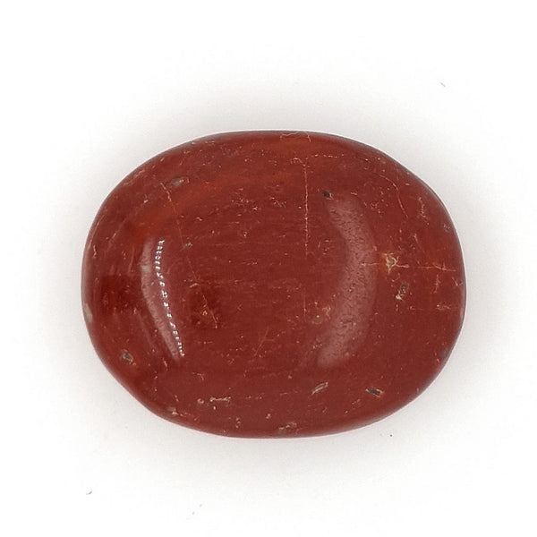 Red Jasper Palm Stones Polished Gemstone for Healing Pocket Worry Stone for Calming
