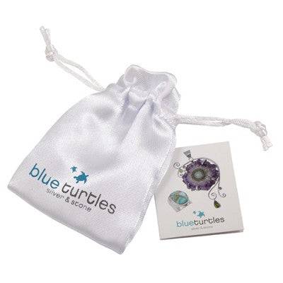 satin pouch for crystal  jewellery