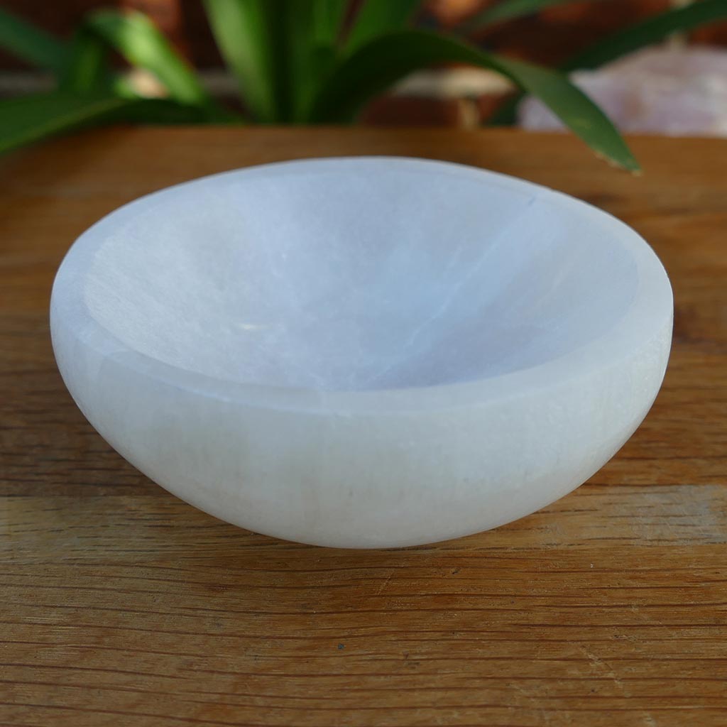 large selenite bowl