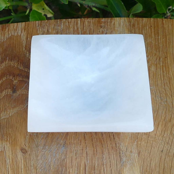 Square Selenite Cleansing Bowl