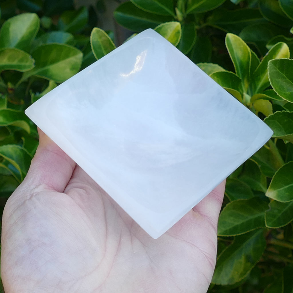 Square Selenite Cleansing Bowl