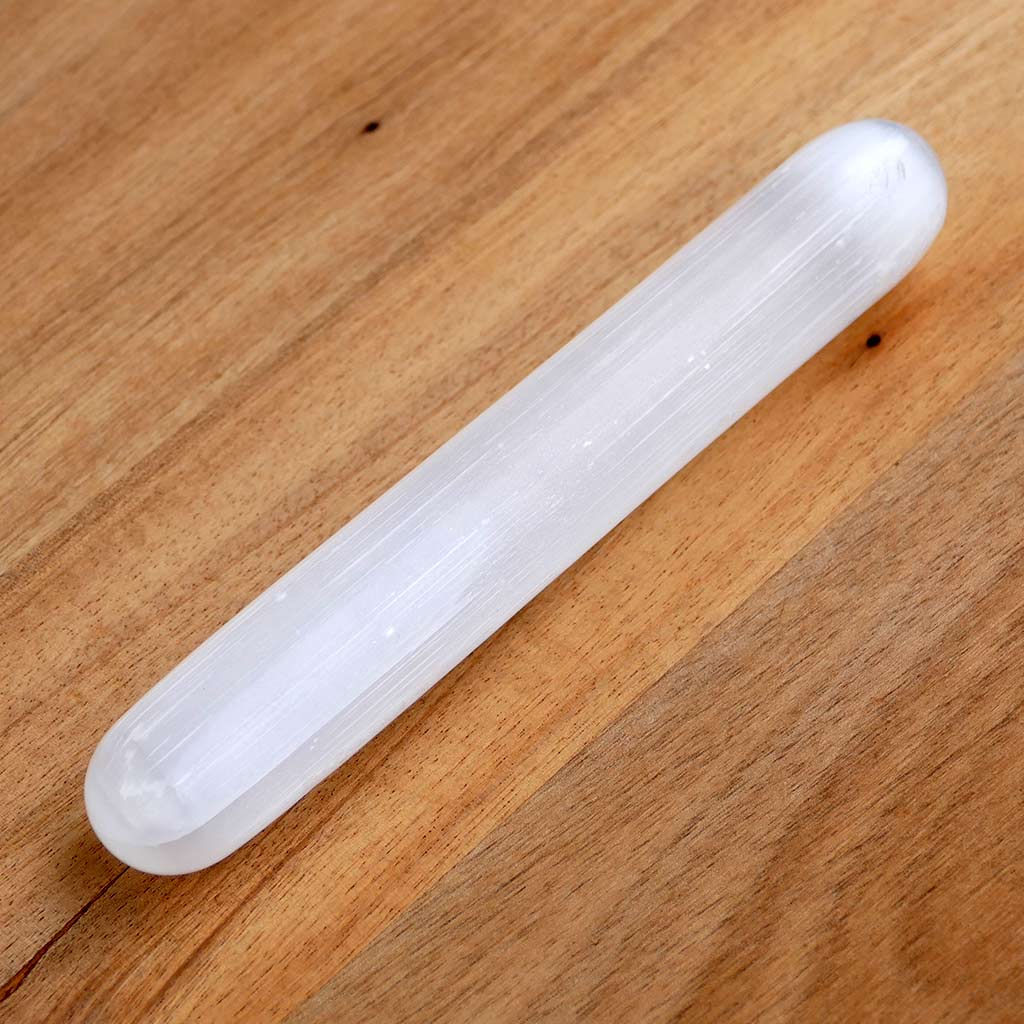selenite massage wand