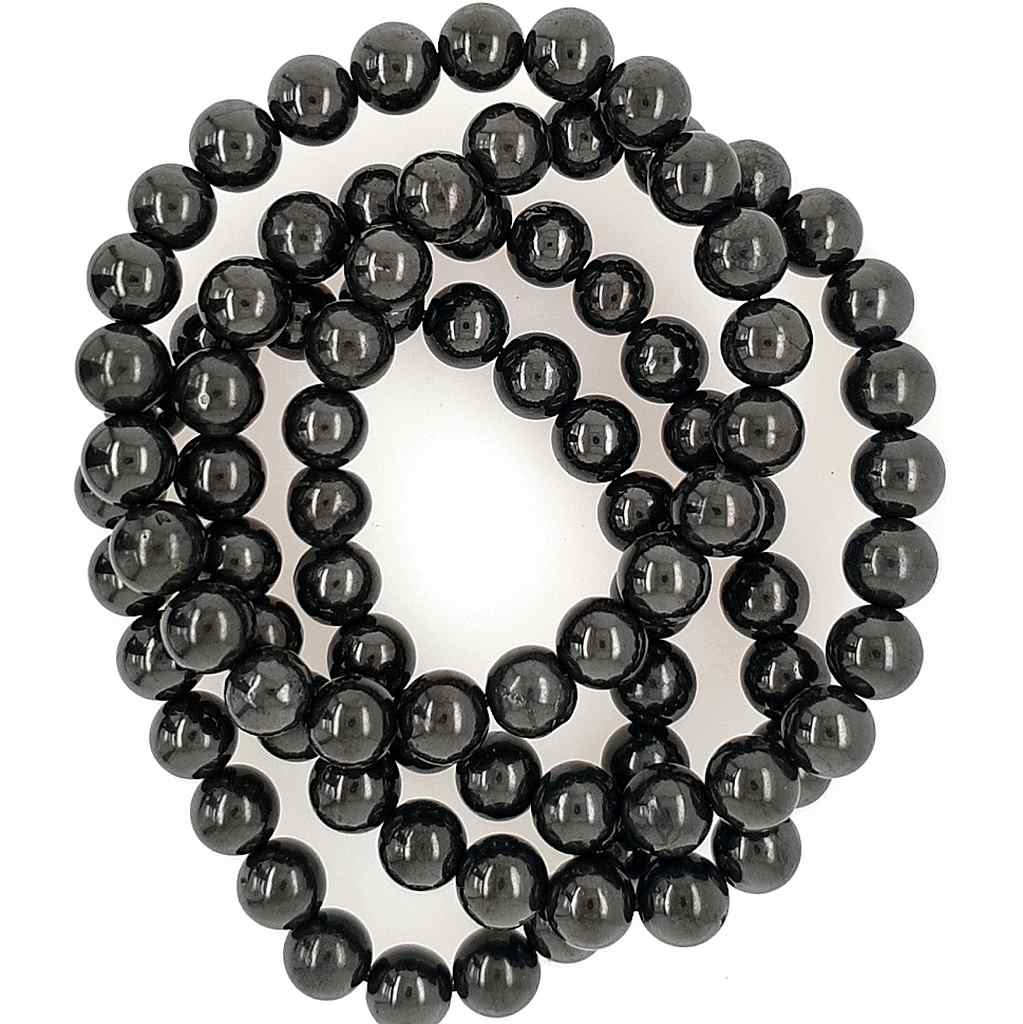 Shungite Bracelet with Polished Shungite