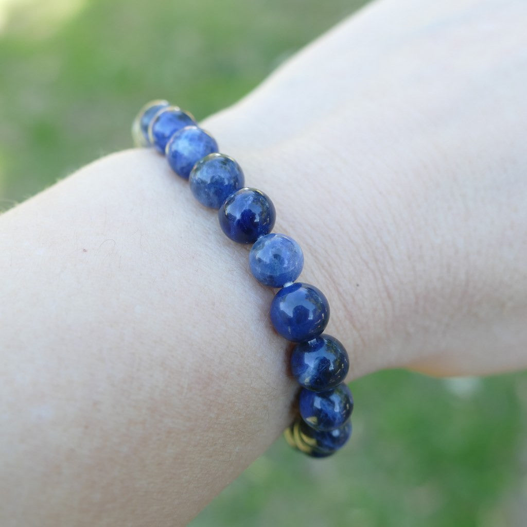 Sodalite Bracelet - Healing Gemstone Bracelet Adding Charm to Your Day