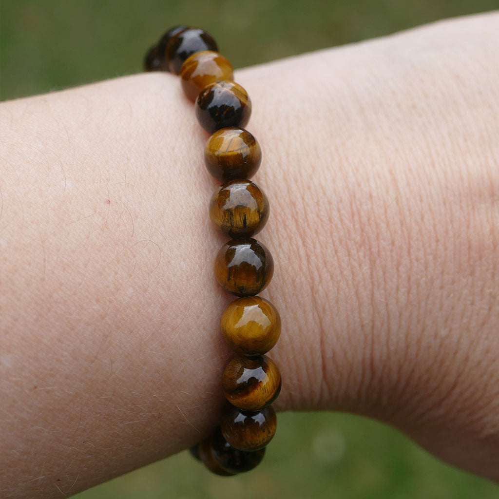 Tiger Eye Bracelet with Beautiful Shiny Beads
