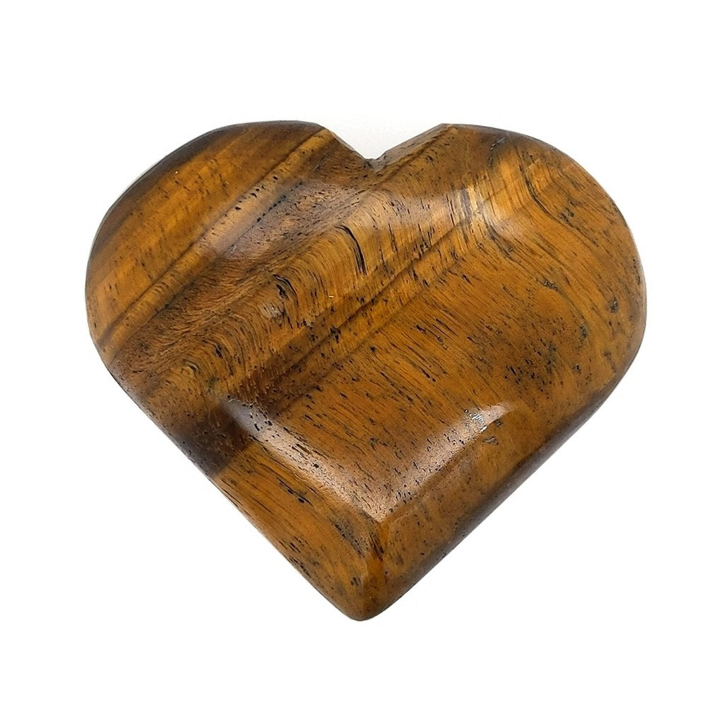 Tiger Eye Crystal Hearts