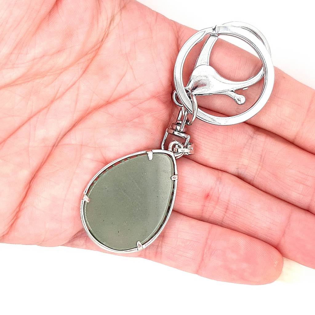 Tree of Life Crystal Keyrings with Natural Healing Crystals