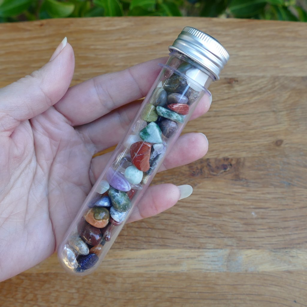 Crystals for Kids - Crystal Gem Collection Kit Natural Tumbled Gem Set for Kids