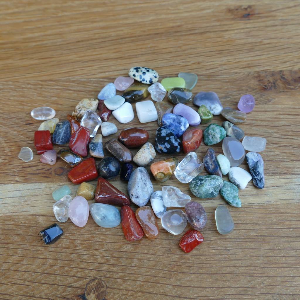 Crystals for Kids - Crystal Gem Collection Kit Natural Tumbled Gem Set for Kids