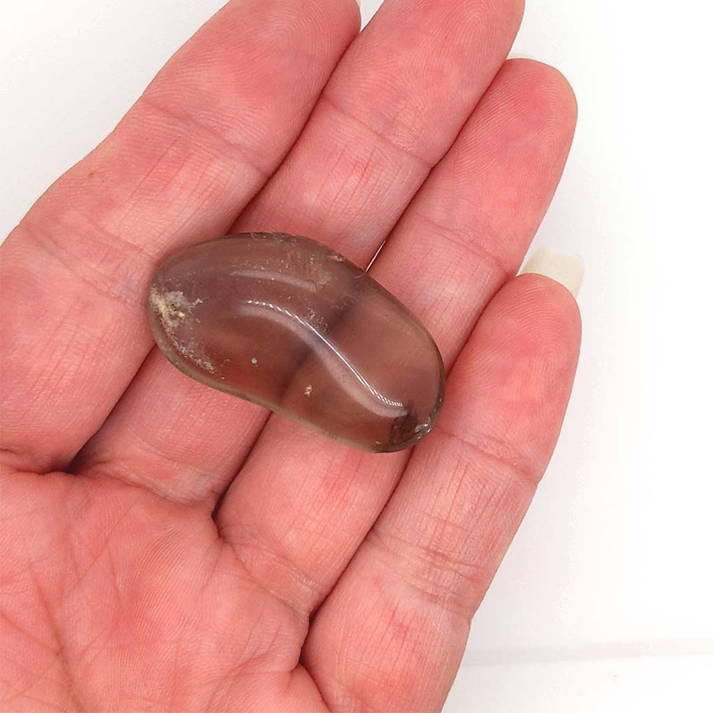 Tumbled Smoky Quartz Polished Crystals - 25mm Gemstones for Reiki and Chakra Healing