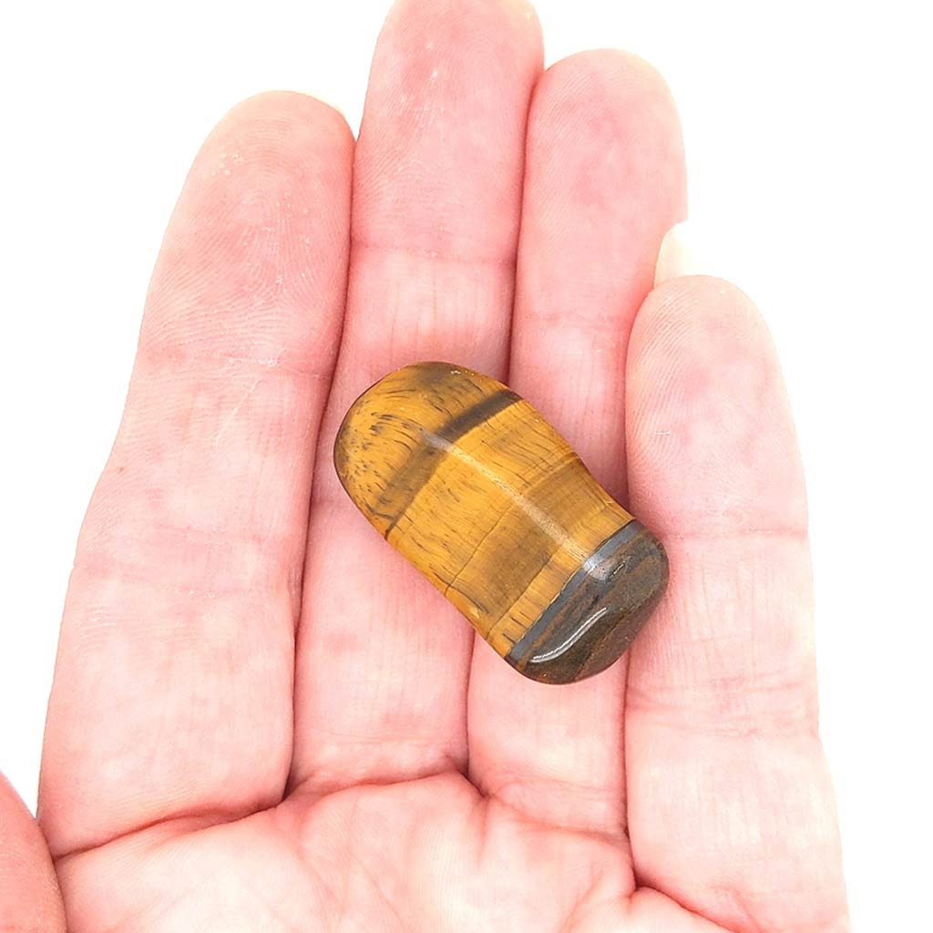 Tumbled Tiger Eye Stones | Tumbled Tiger Eye Crystals Gemstones 25mm Chakra Reiki Healing